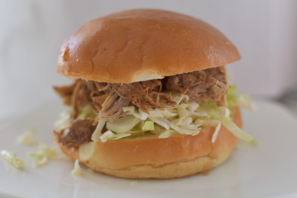The Dizzy Cook Pulled Pork Sandwich