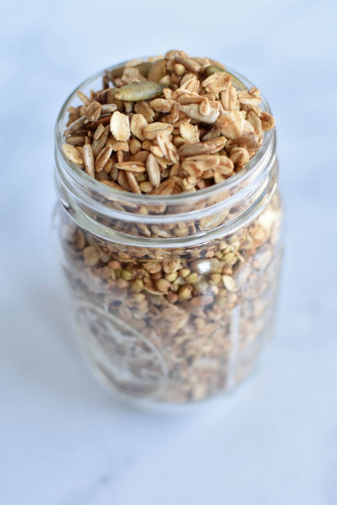 Nut Free Buckwheat Granola - The Dizzy Cook
