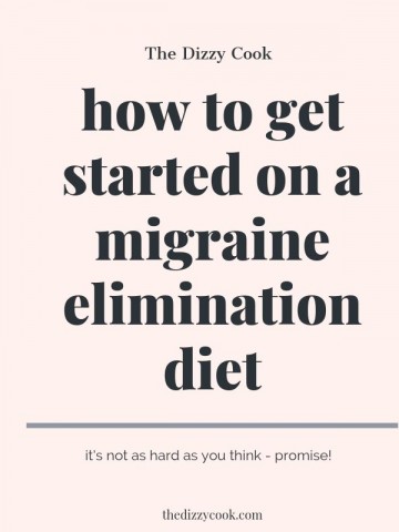 How to get started on a migraine elimination diet