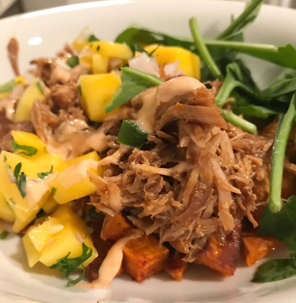 Whole30 and HYH Mexican Pulled Pork Bowl