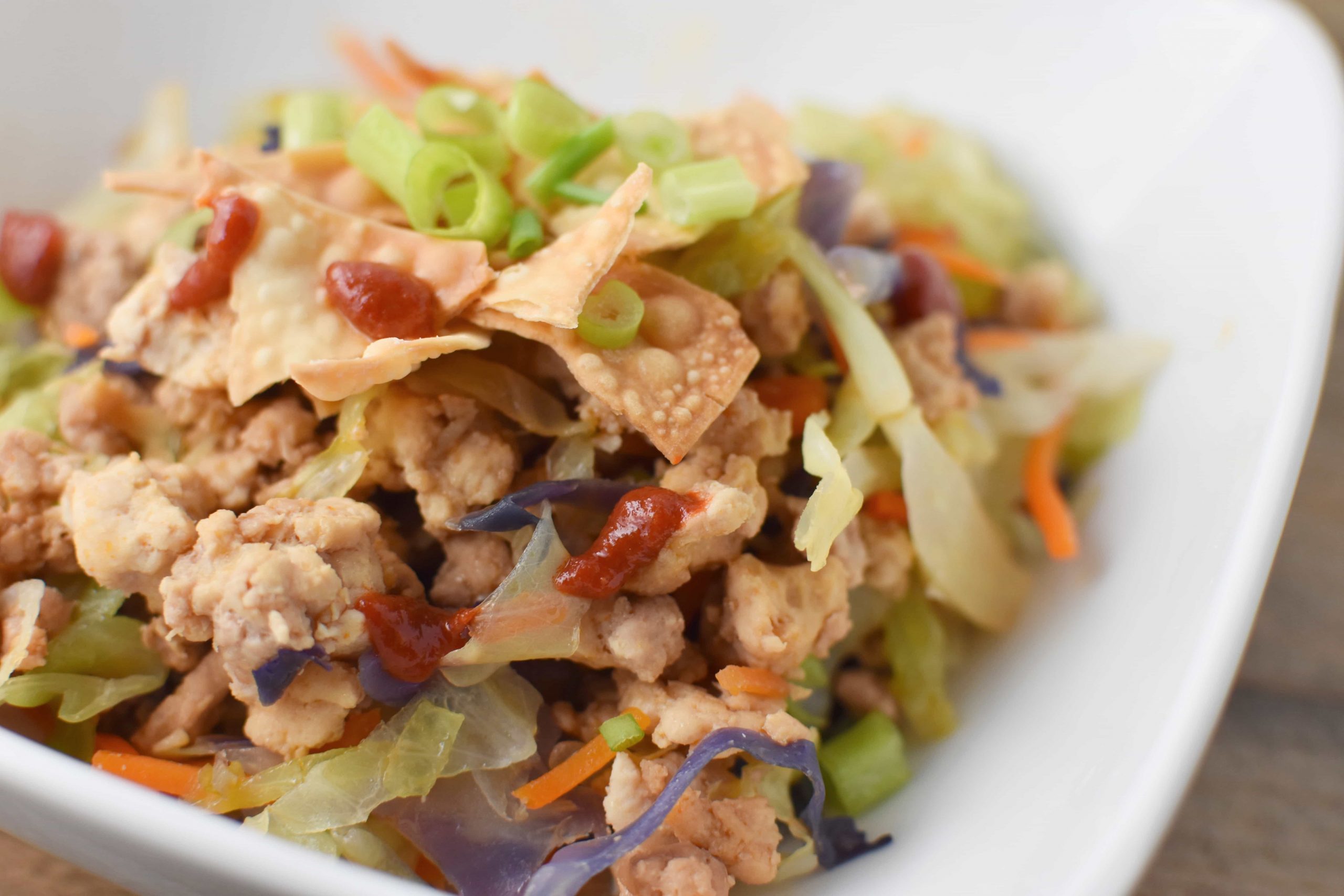 Healthy Egg Roll Bowl The Dizzy Cook