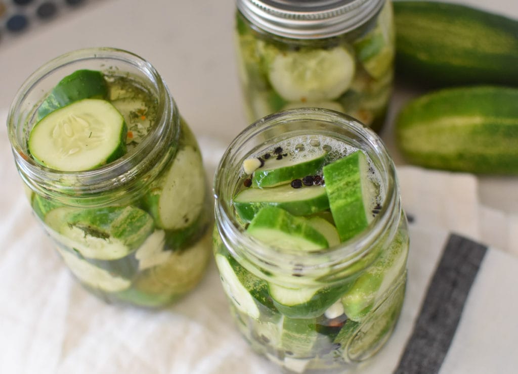 Homemade farmers market | quick and easy dill pickles