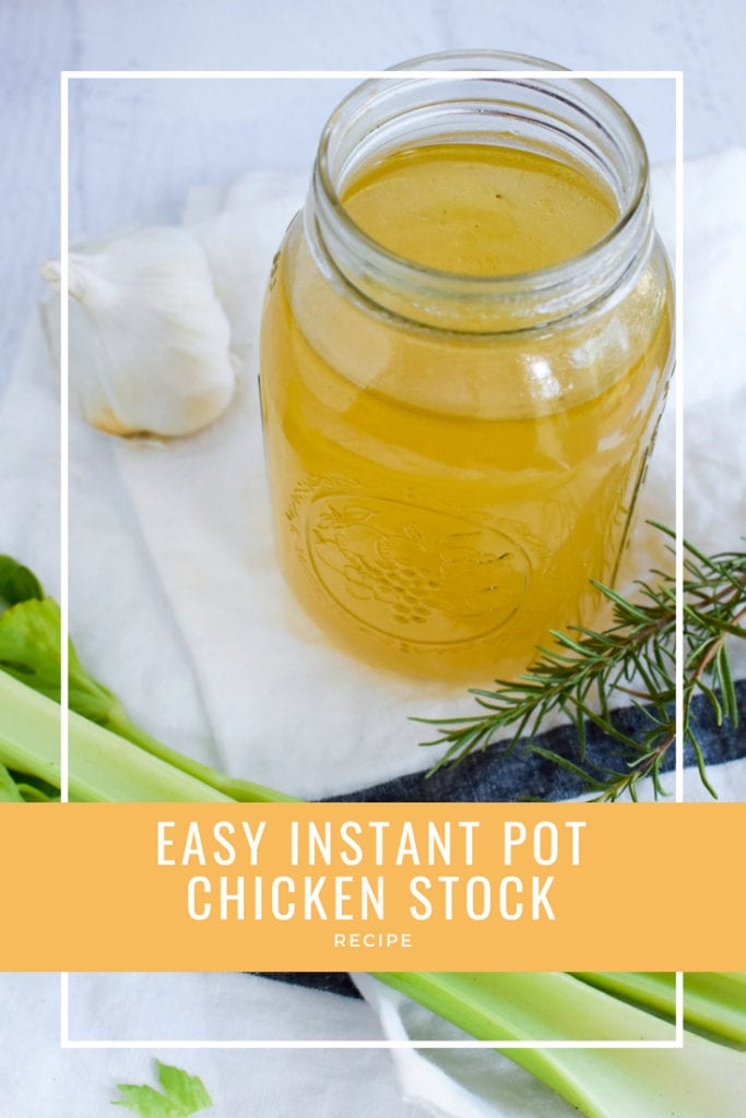 Heal Your Headache safe instant pot chicken stock. No onions or MSG in this easy to make stock! #migrainediet #stock #chicken