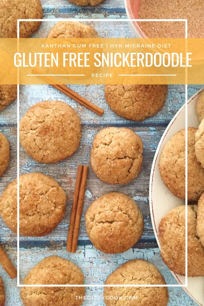 gluten free snickerdoodle cookie recipe that's also heal your headache #hyh migraine diet safe