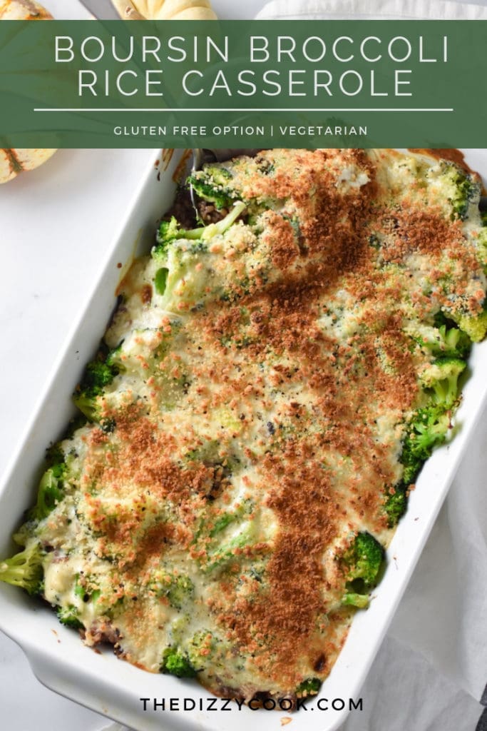 Boursin Broccoli Rice Casserole Recipe The Dizzy Cook,What Is An Ionizer For Water