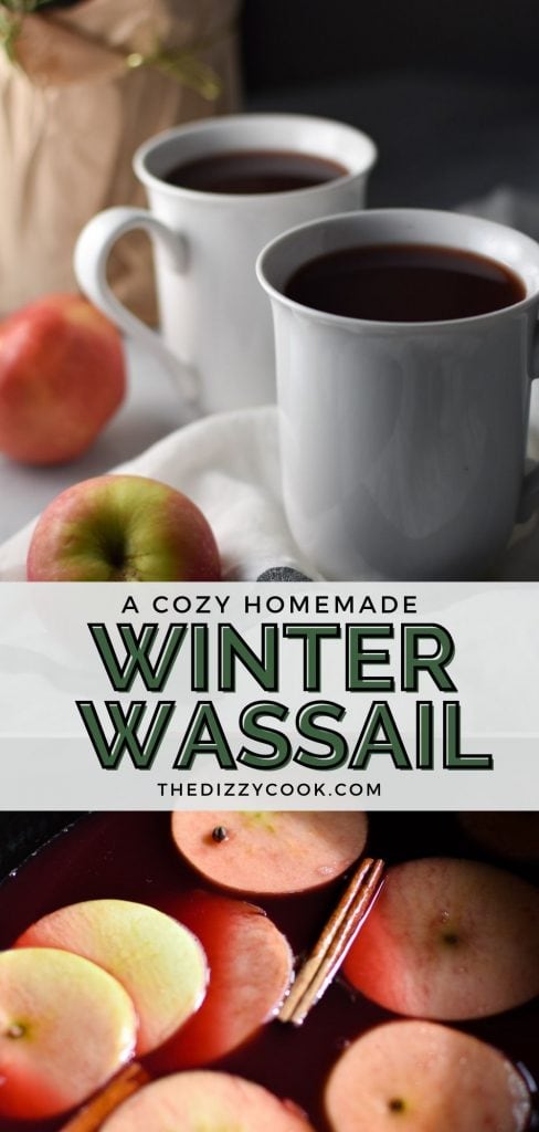 winter wassail in a slow cooker