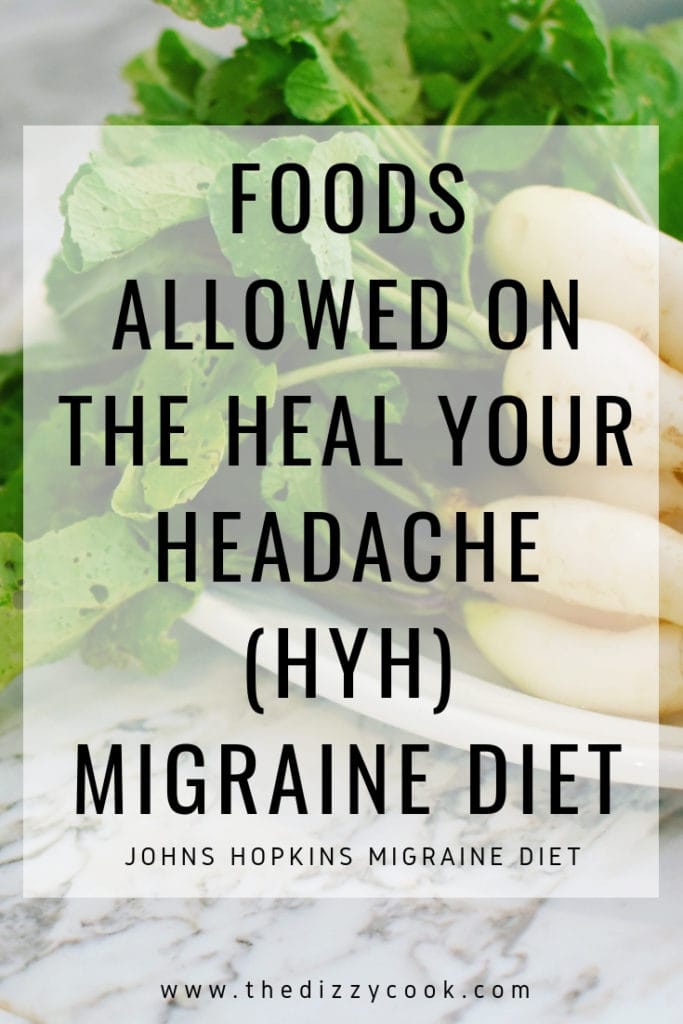Free printable pages for foods allowed on the Heal Your Headache (HYH) Migraine Diet, also the Johns Hopkins Migraine Diet. #migraine #migrainediet #migraineremedies #healyourheadache
