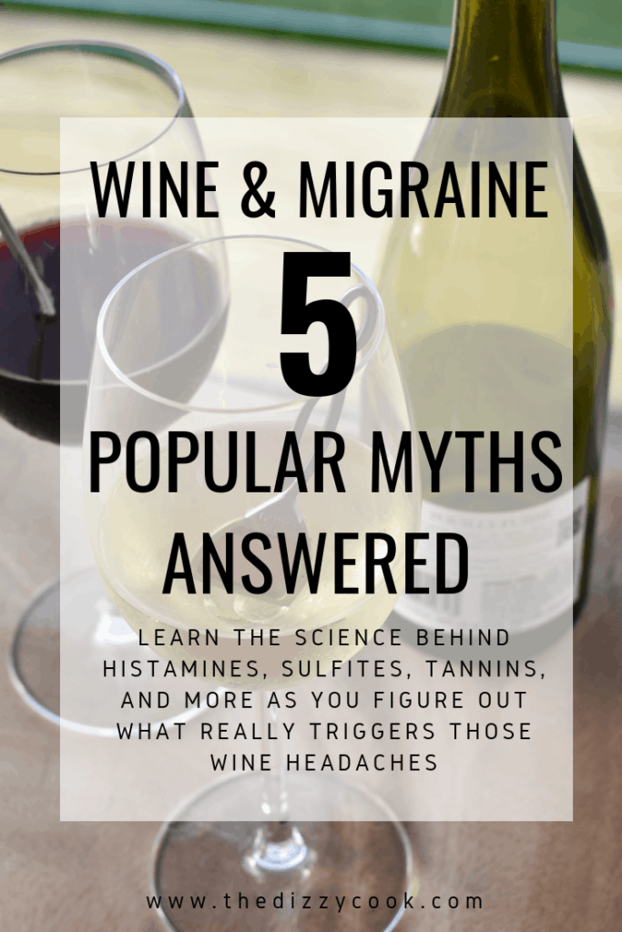 Learn about wine myths and tips to avoid the dreaded wine headache, stomach upset, or hangover symptoms with any wine. #wine #migraine #winetips