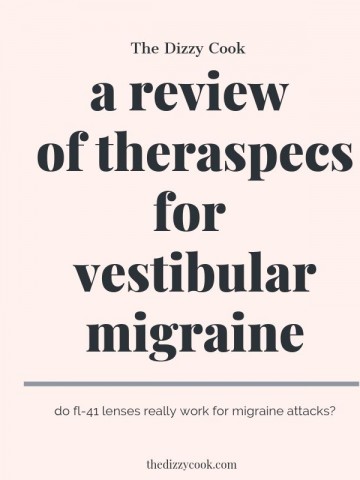 A review of theraspecs for vestibular migraine