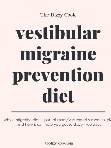 Vestibular migraine diet title