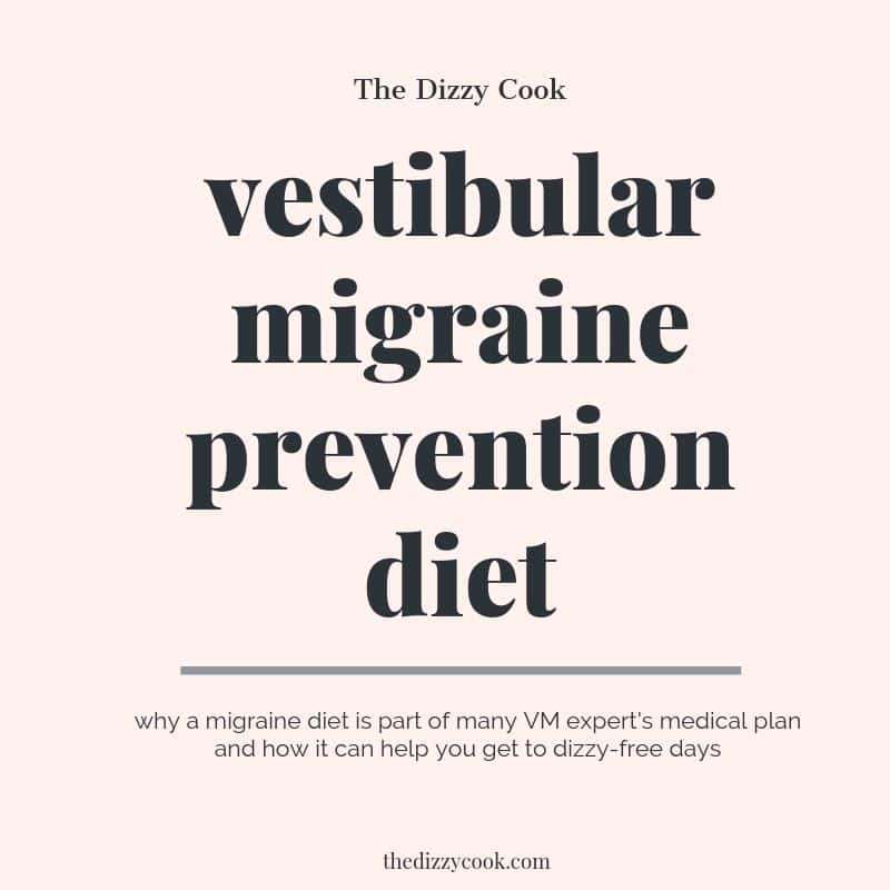 Vestibular migraine diet title.