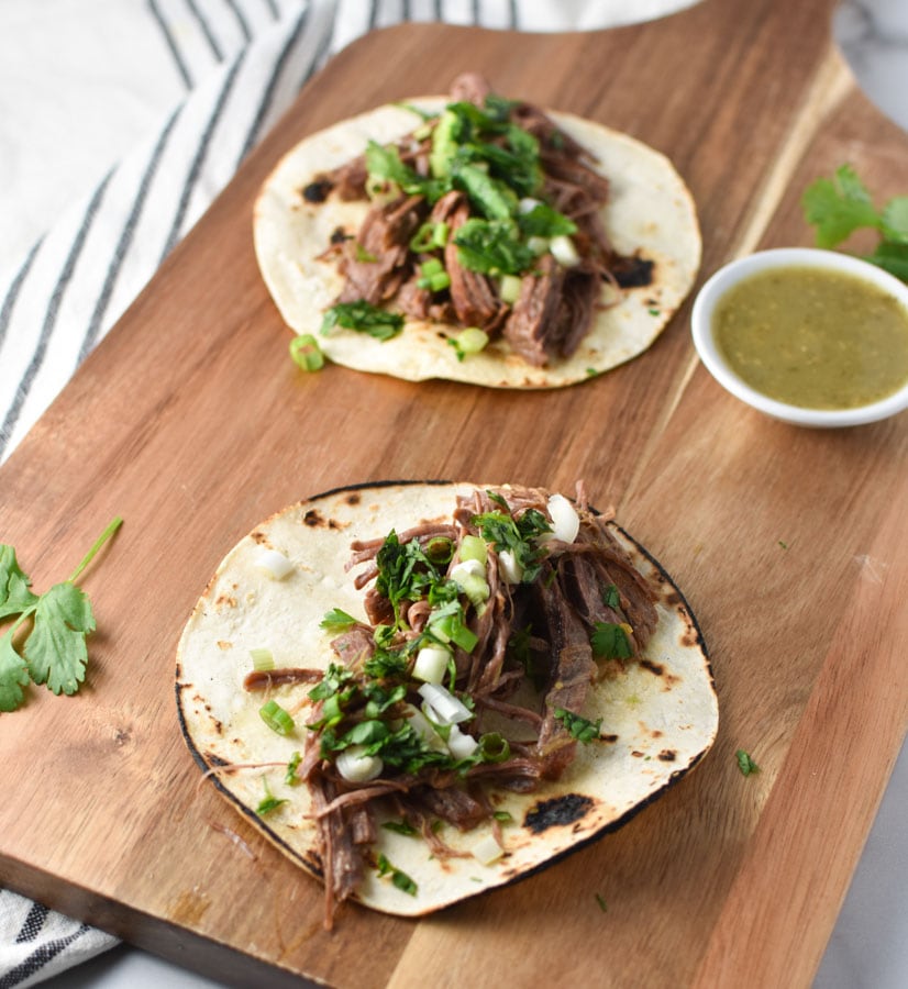 Instant Pot Steak Tacos The Dizzy Cook