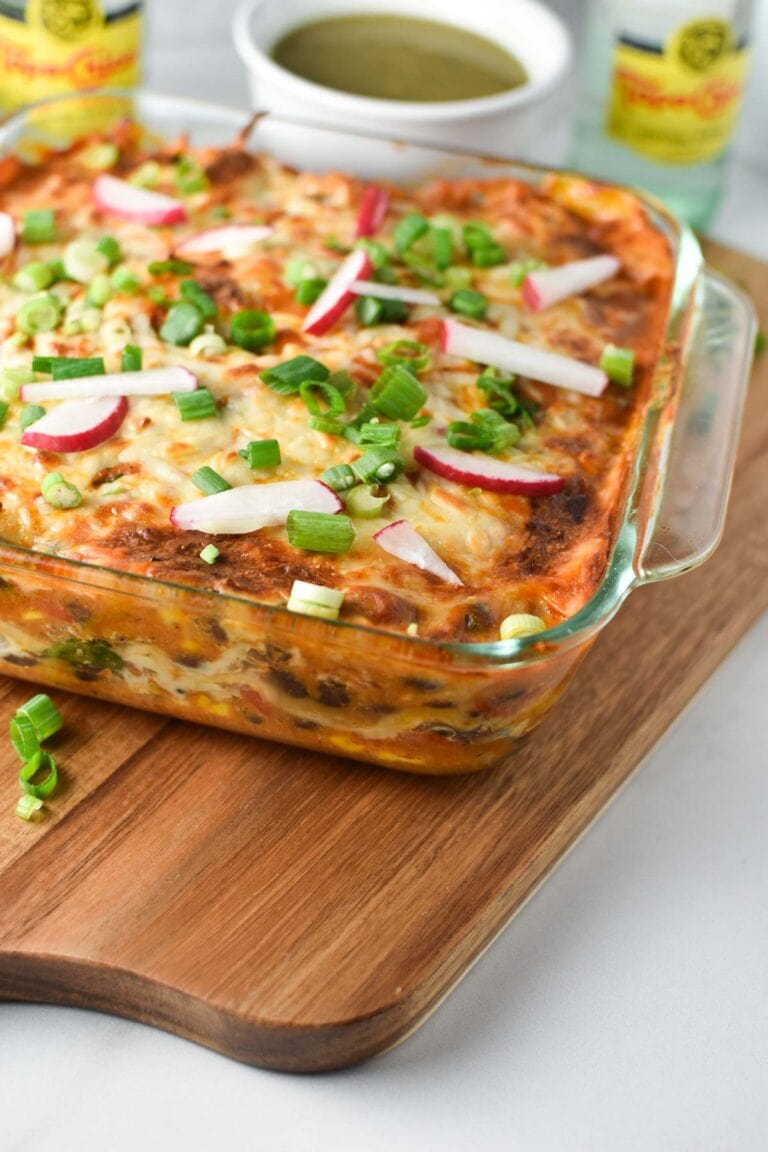 Ground Turkey Enchilada Casserole The Dizzy Cook