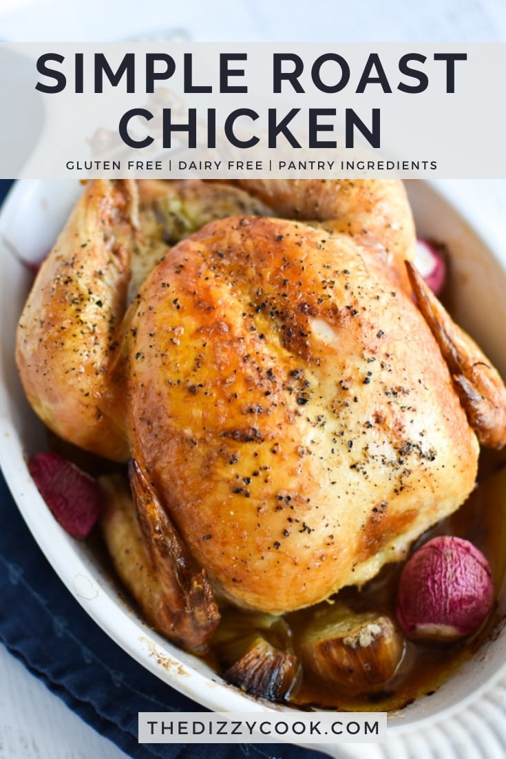 Cast Iron Roast Chicken - The Dizzy Cook