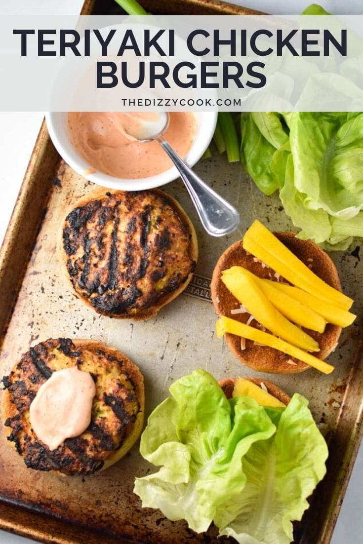 Chicken Teriyaki Burger The Dizzy Cook