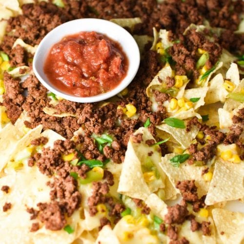 Easy Ground Beef Nachos Recipe The Hungry Hutch Aria Art