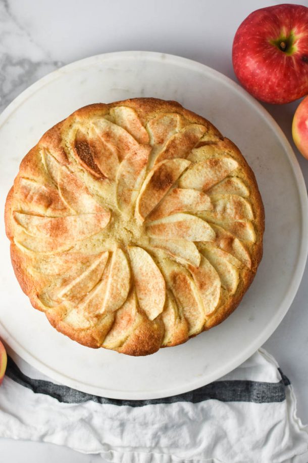 French Apple Cake The Dizzy Cook