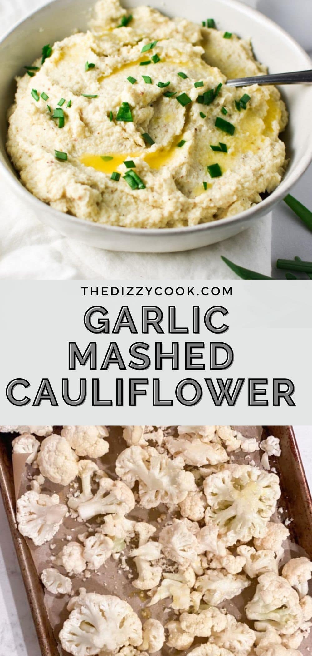 Roasted Mashed Cauliflower The Dizzy Cook