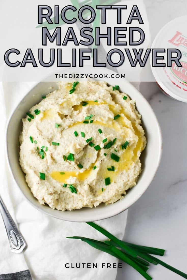 Roasted Mashed Cauliflower - The Dizzy Cook