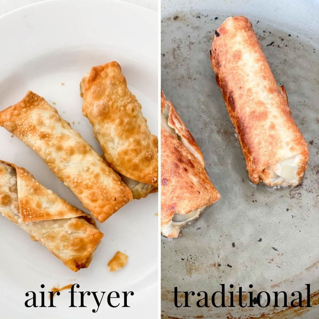 Homemade Air Fryer Vegetable Egg Roll Recipe - Yummy Healthy Easy