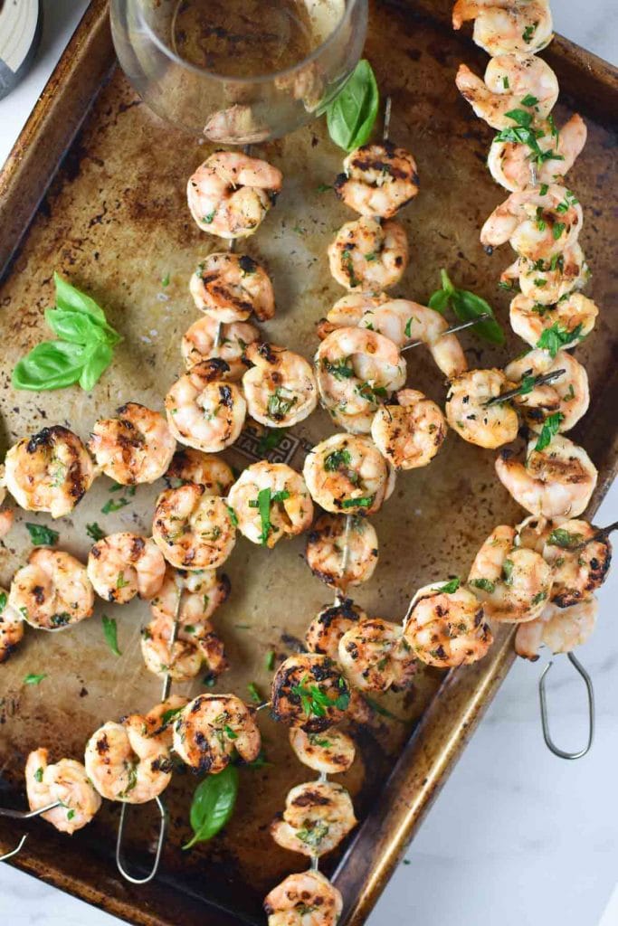 Grilled Shrimp Skewers (Fast & Easy!) – A Couple Cooks