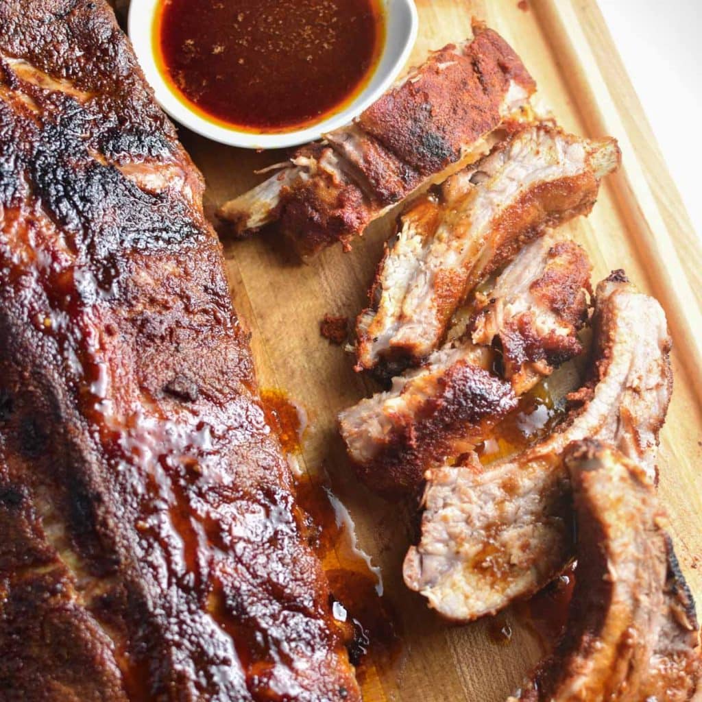 Dry Rub Baby Back Oven Ribs - The Dizzy Cook