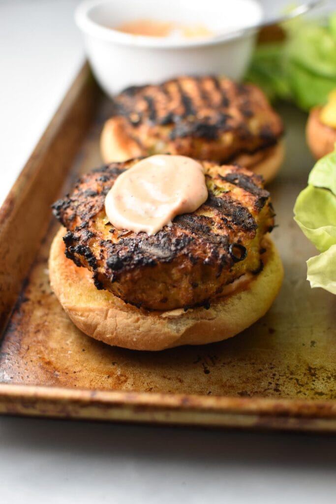 Teriyaki Chicken Burger - The Dizzy Cook