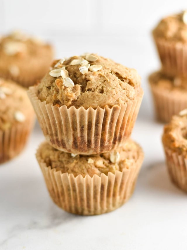 Banana Applesauce Muffins The Dizzy Cook