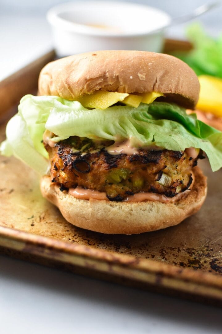 Teriyaki Chicken Burger - The Dizzy Cook