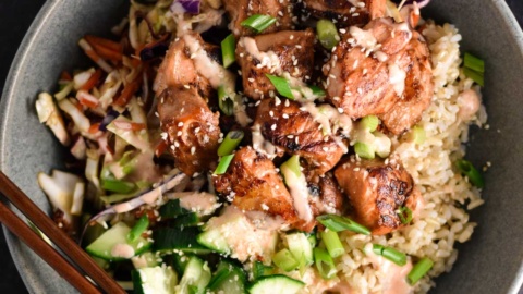 Spicy Salmon Bowl Recipe