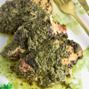 Crock Pot Pesto Spinach Chicken - Funny Is Family