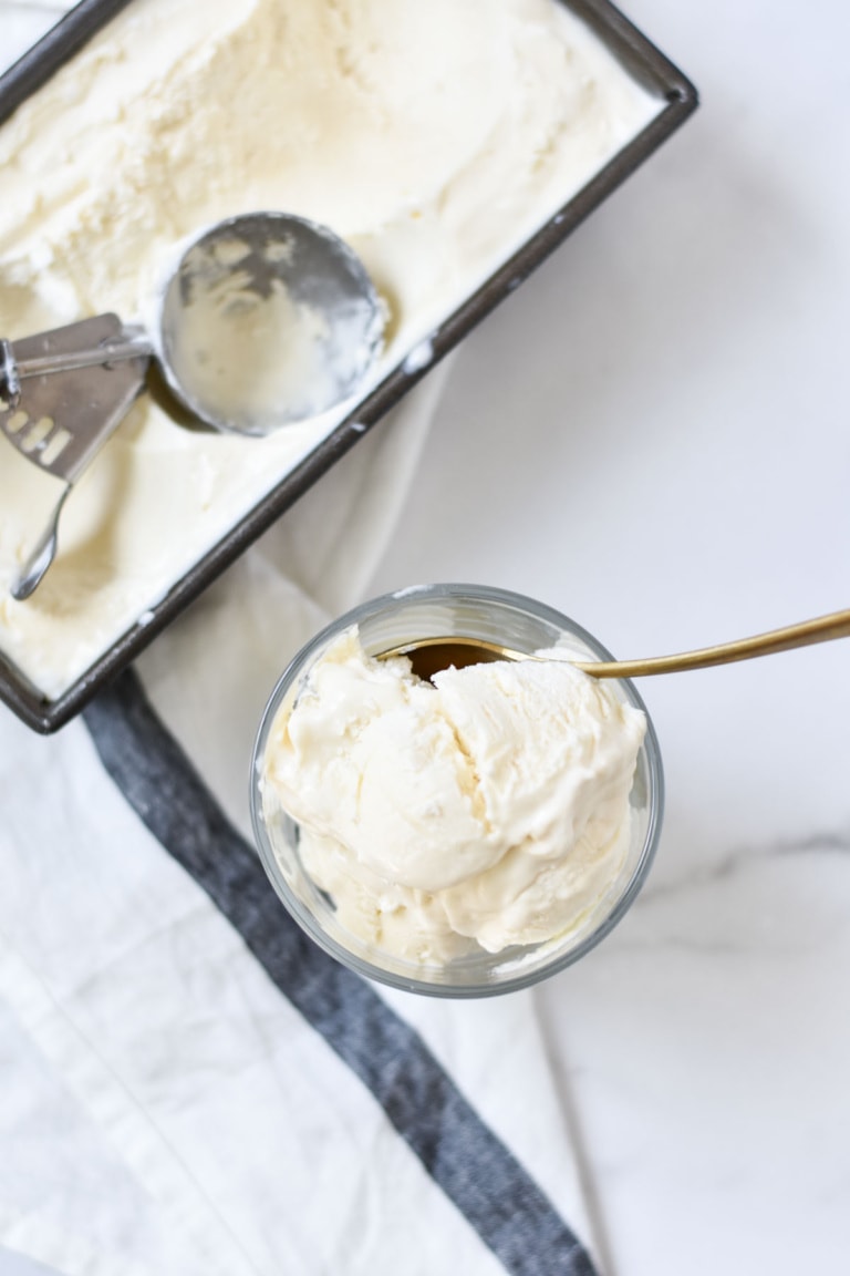 Mascarpone Ice Cream - The Dizzy Cook