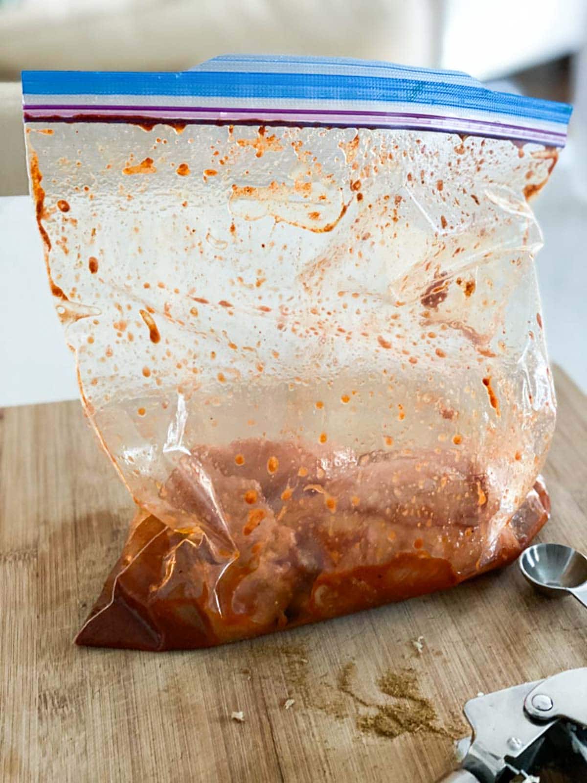 A Mexican chicken marinade in a bag.