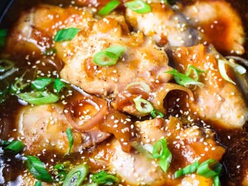 3-Quart Slow Cooker Apricot Chicken Recipe • A Weekend Cook®