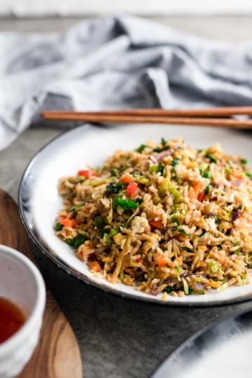 Fried Rice without Soy Sauce - The Dizzy Cook