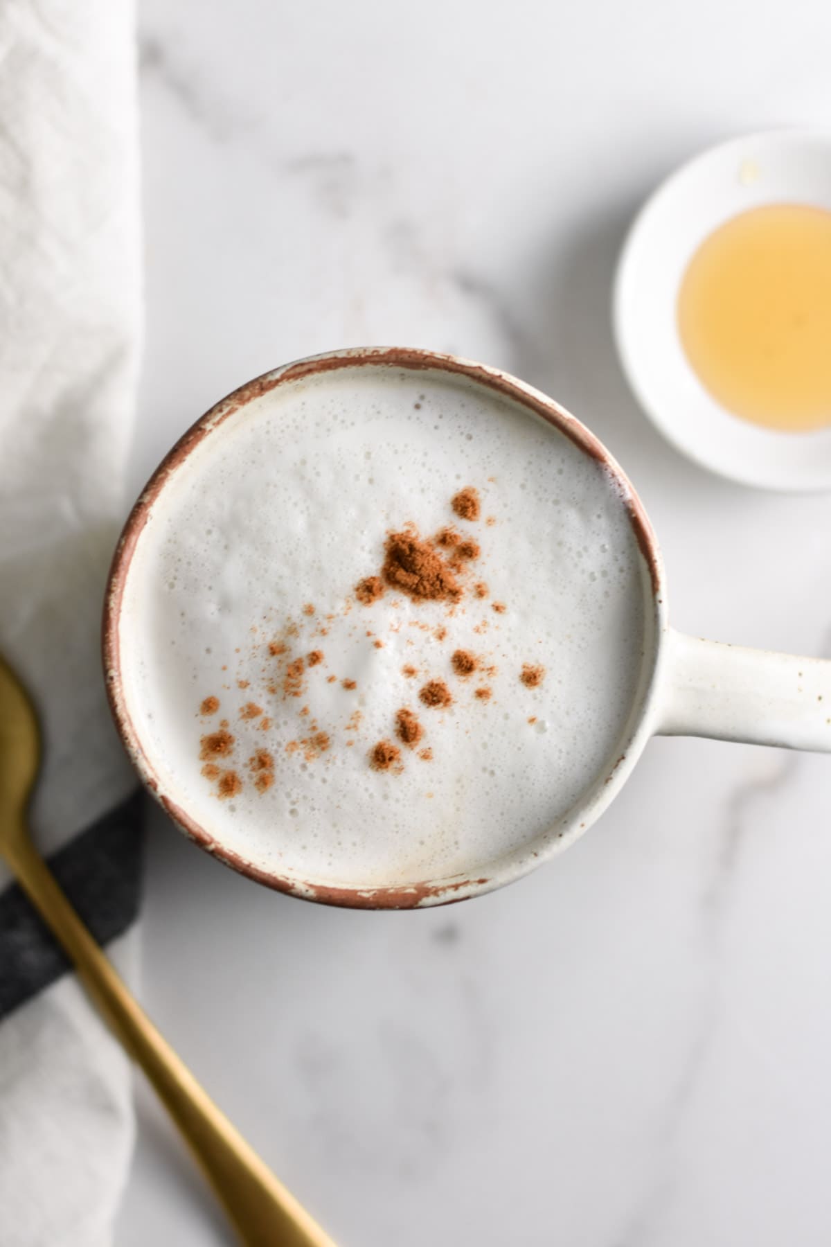 Easy Homemade Rose Tea Latte with Vanilla Rooibos Recipe