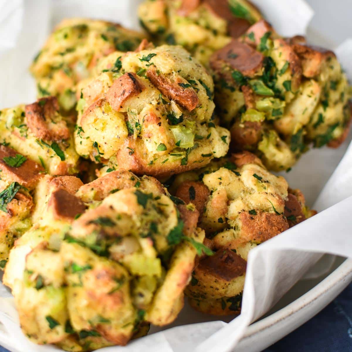 Crispy Fried Onion Holiday Stuffing