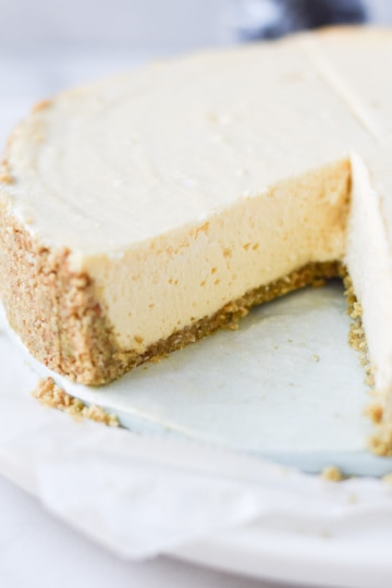 White Chocolate Cheesecake - The Dizzy Cook