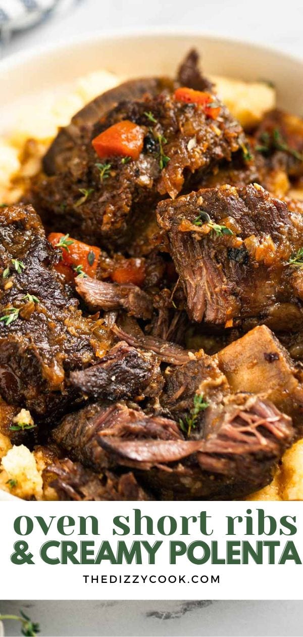 Short ribs with polenta.