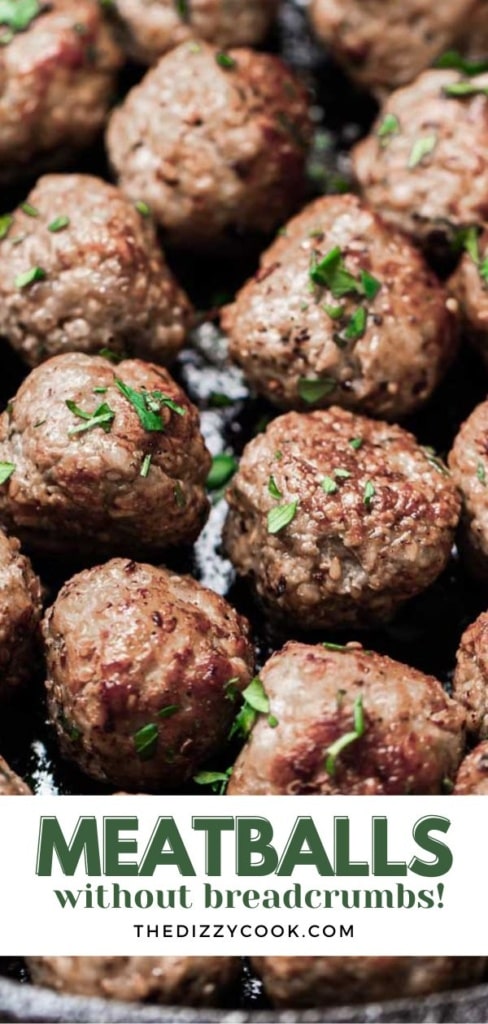 Classic Meatballs without Breadcrumbs