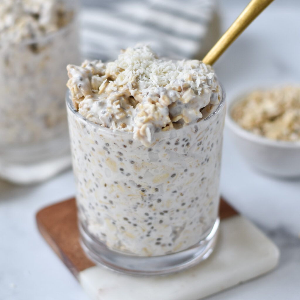 Coconut Overnight Oats The Dizzy Cook
