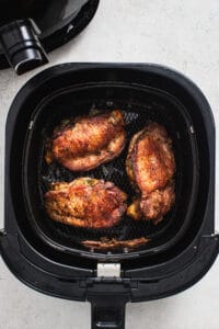 Stuffed Pork Chops in the Air Fryer - The Dizzy Cook