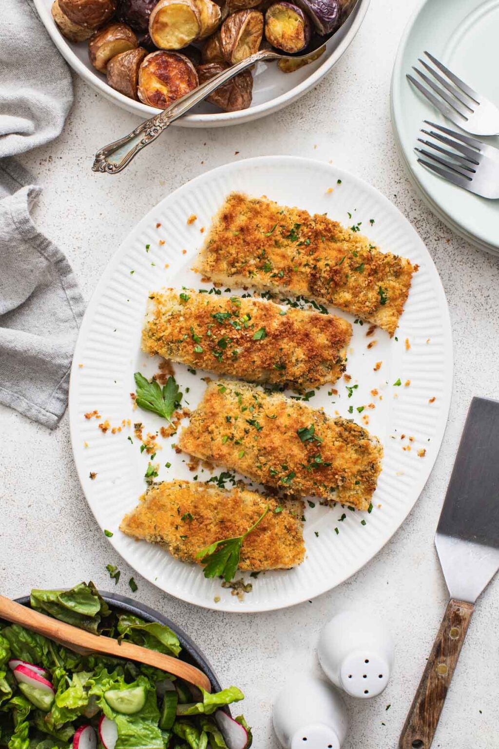 Air Fryer Halibut (5 Ingredients!) The Dizzy Cook