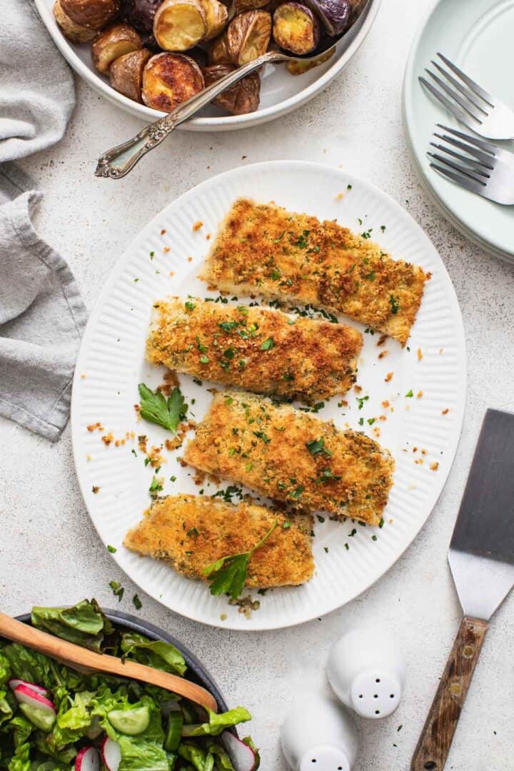 Air Fryer Halibut with Crispy Panko The Dizzy Cook